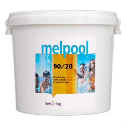 Melpool chloortabletten 90/20 - 5 kg  MELPOOL90205KG